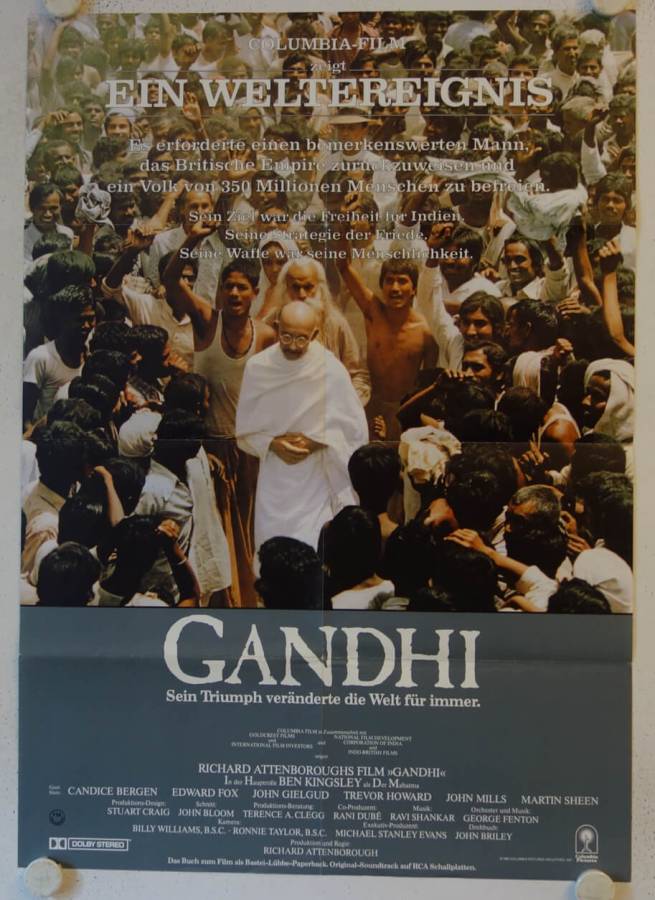 Gandhi originales deutsches Filmplakat